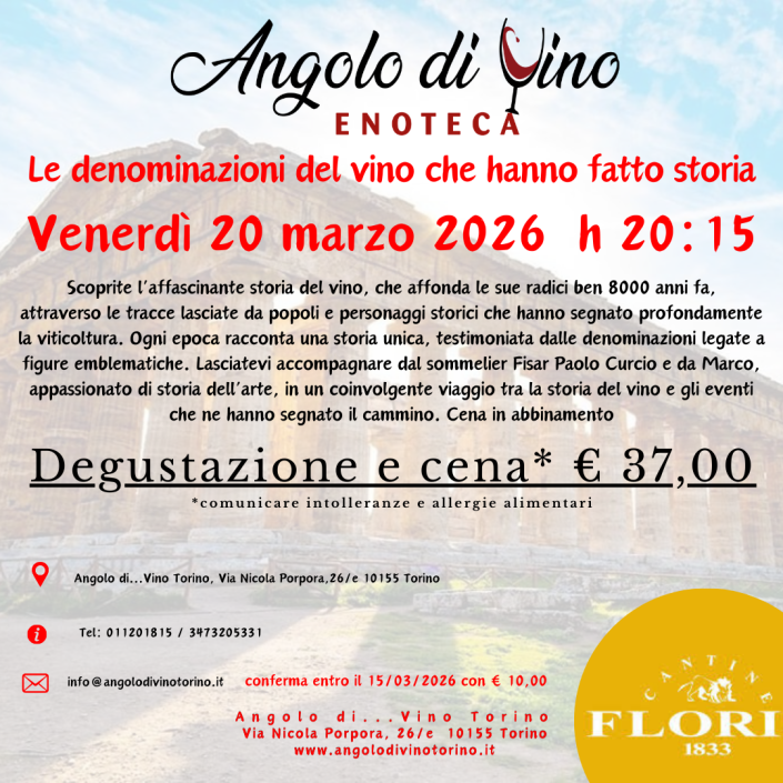 Antiche denominazioni